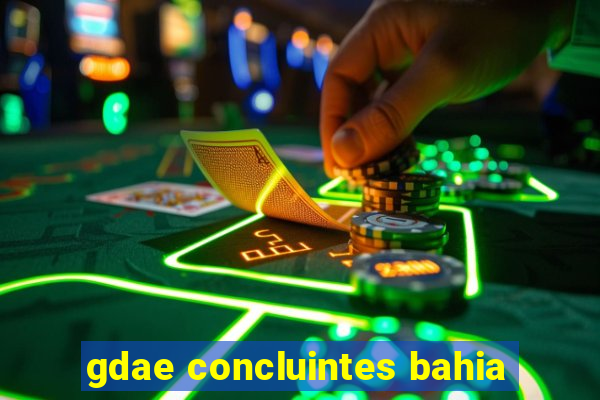 gdae concluintes bahia